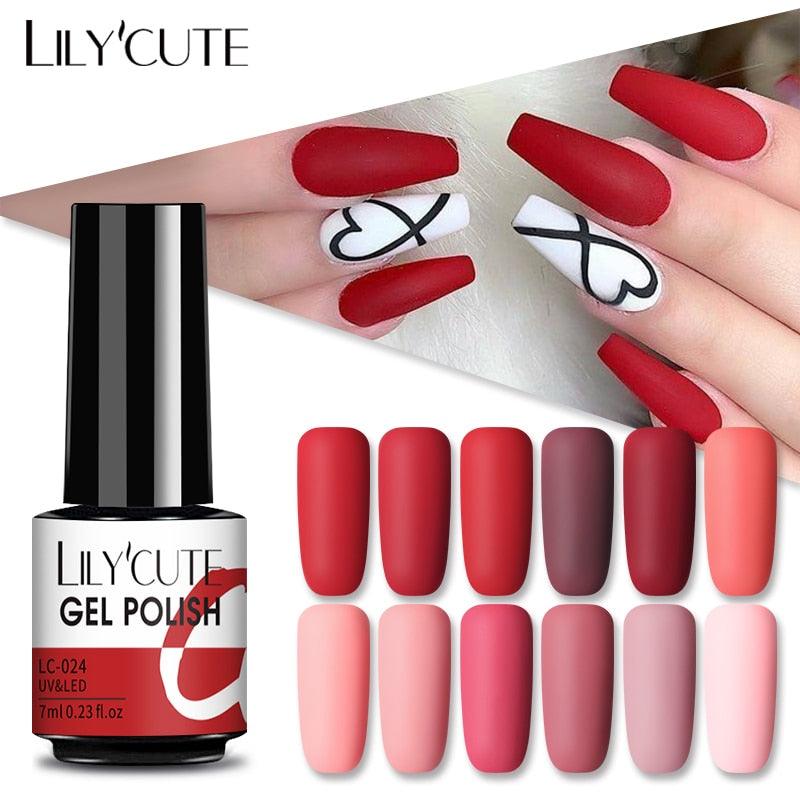 New Modern Fashion Colorful Matte Effect UV Gel Nail Polish Permanent Nail Painting Gel Luxury Matt Style For Women and Girls