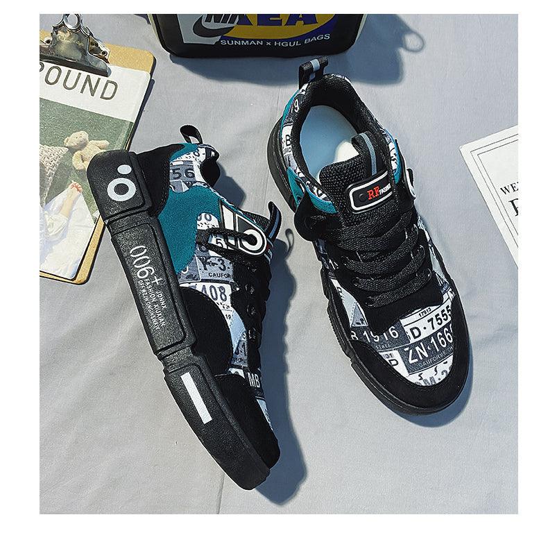 New Sports Mens Flats Sneakers Modern Design Man Running Shoes Mixed Colors Fashion Sports Black Popular Style Running Casual Walking Sneakers