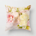 New Velvet Cushion Cover Pillowcase Colorful Flower Cushion Sunflower Rose Mediterranean Pillow Case Decor Sofa Throw Pillows Room 45x45CM