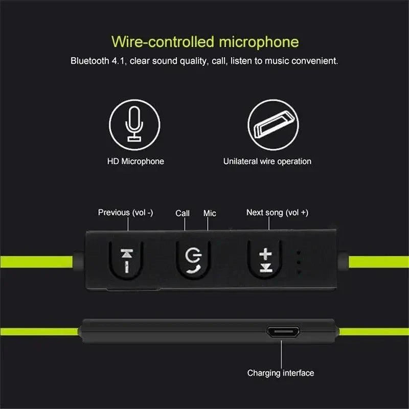 New Wireless Bluetooth Earphones Training Headphones Music Sport Headset Gaming Handsfree For All Smart Phones Bluetooth Earphone Wireless Headphones for Mobile Phone Sports Stereo Bluetooth