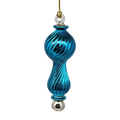 Shiny and Cute Egyptian Glass - Twisted Hourglass - Blue