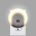 Night Light With 2 USB Ports