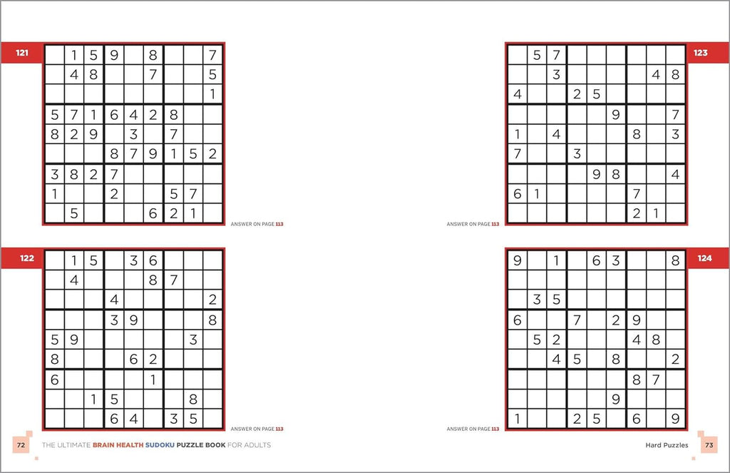 The Ultimate Brain Health Sudoku Puzzle Book for Adults