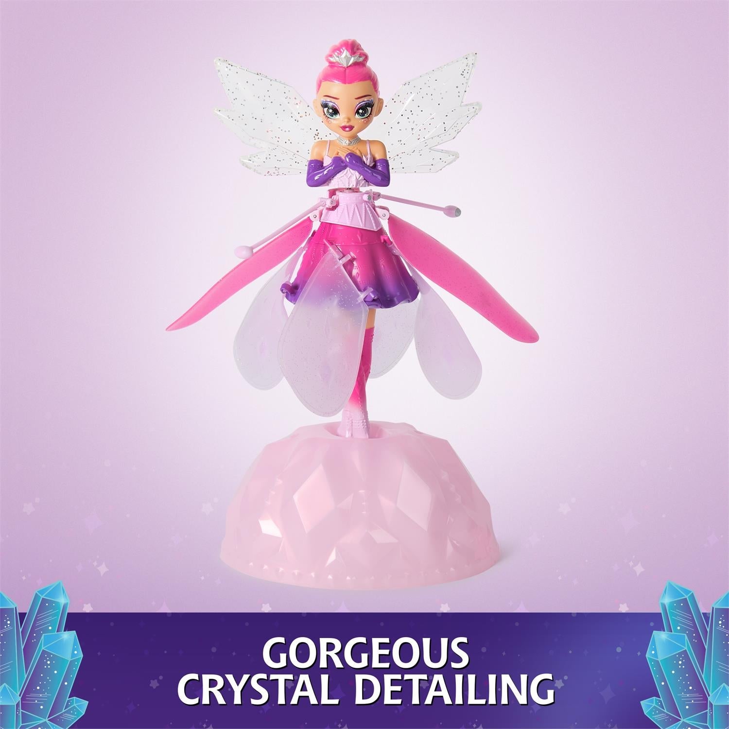 Crystal Flyers Magical  Flying Fairy With Crystal Wings