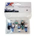Ski Lift Figurines - Seated - 6 Piece - Style 1