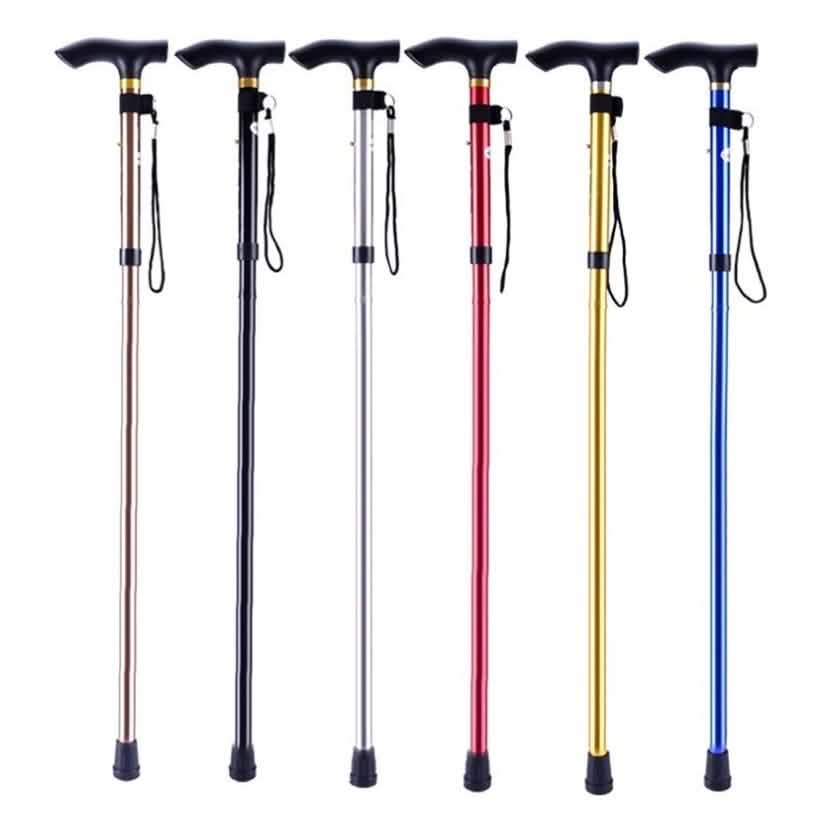 Portable Aluminum Folding Walking Travel Stick Cane