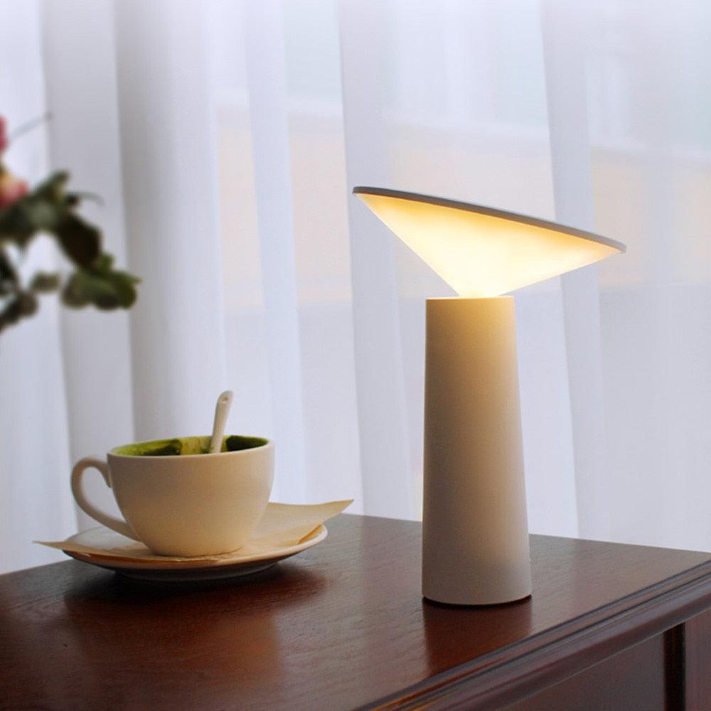 Novelty Bedroom Reading Book Light Modern Desk Lamp USB LED Table Lamp Touch Sensor Control for Home Office Decoration Decorative Table Lamp Cute Study Lamps for Bedroom Décor