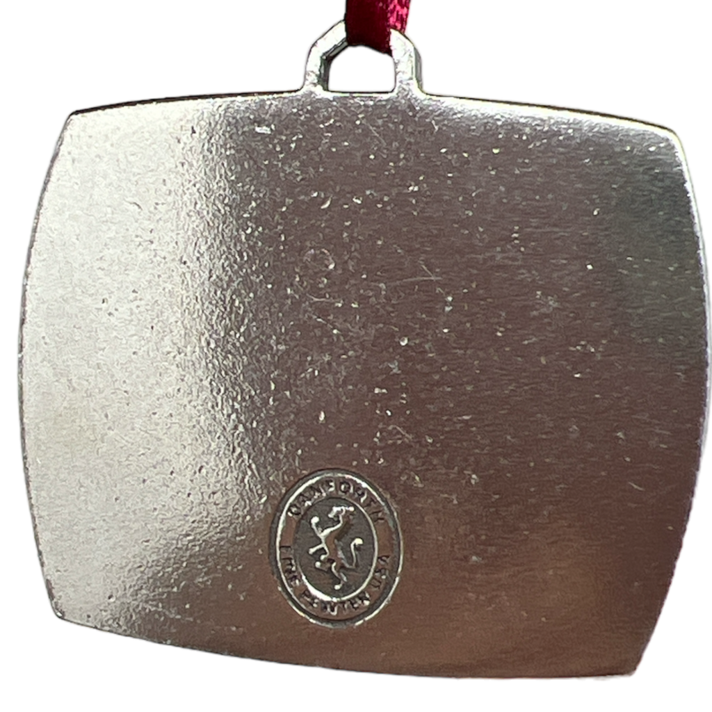 Covered Bridge Metal Ornament