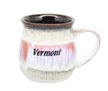 Drip Glaze Two-tone Pot Mug - Red