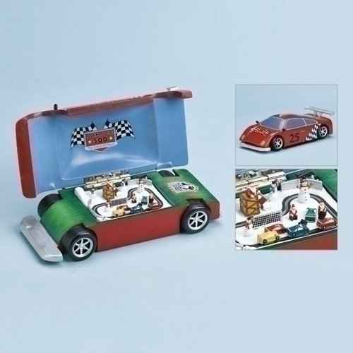Musical Race Car With Track - 10"