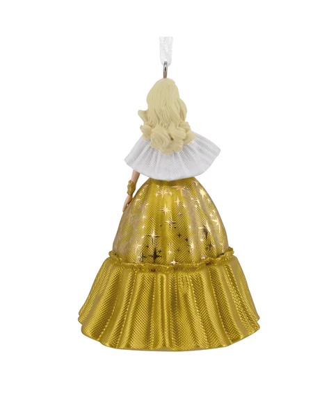 Holiday Barbie Ornament - Gold Dress