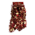 12 foot 4 Ply Luxury Matte Tinsel Garland - Red/Gold