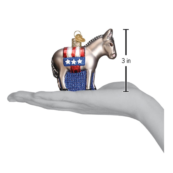 Democratic Donkey Ornament