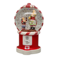 Lighted Spinning Water Globe Gumball Machine - Santa