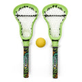 Hydro Waterproof Lacrosse Game Set - Green with Black Handles
