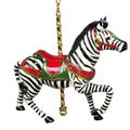 Resin Carousel Assortment Ornament - Zebra