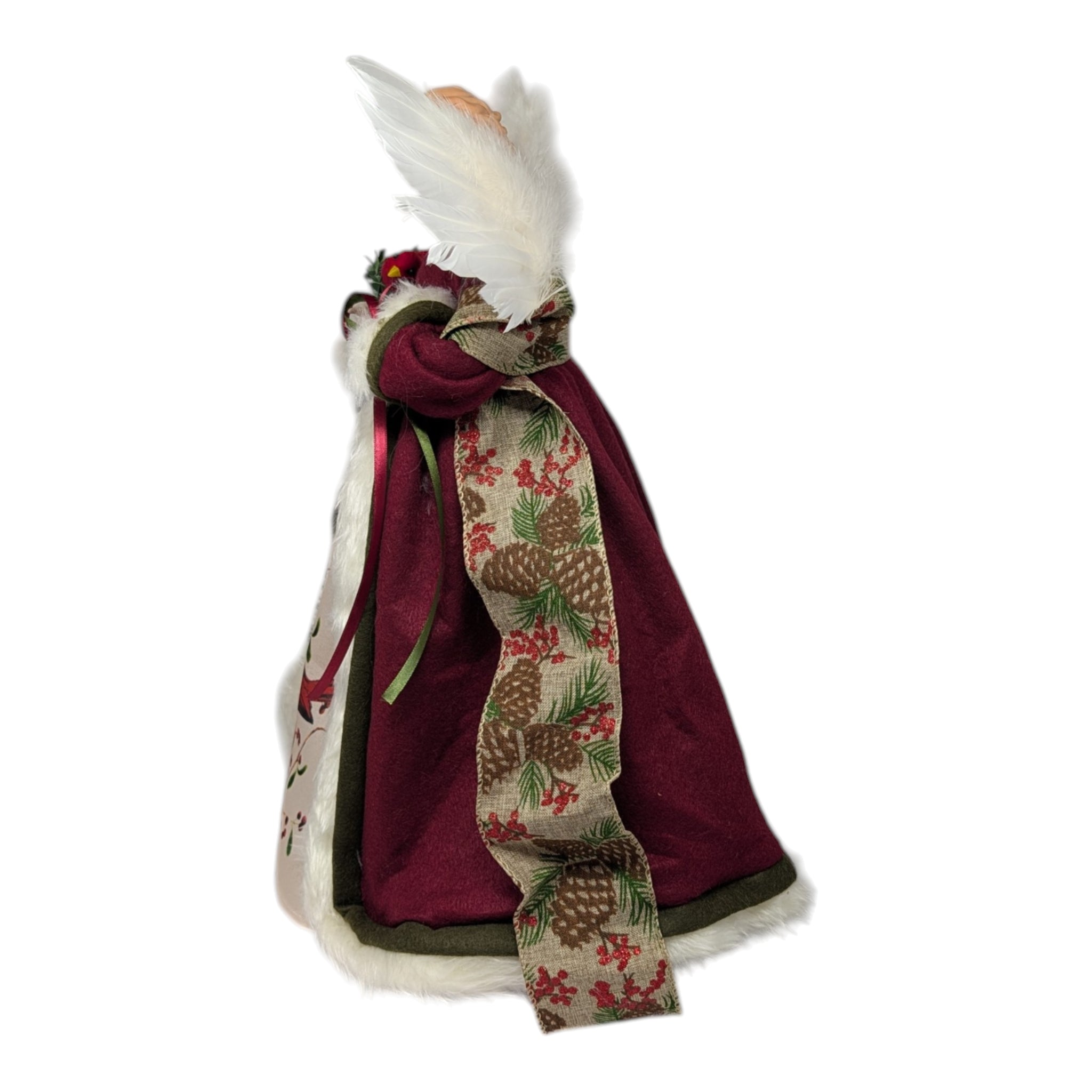 Cardinal Angel Tree Topper