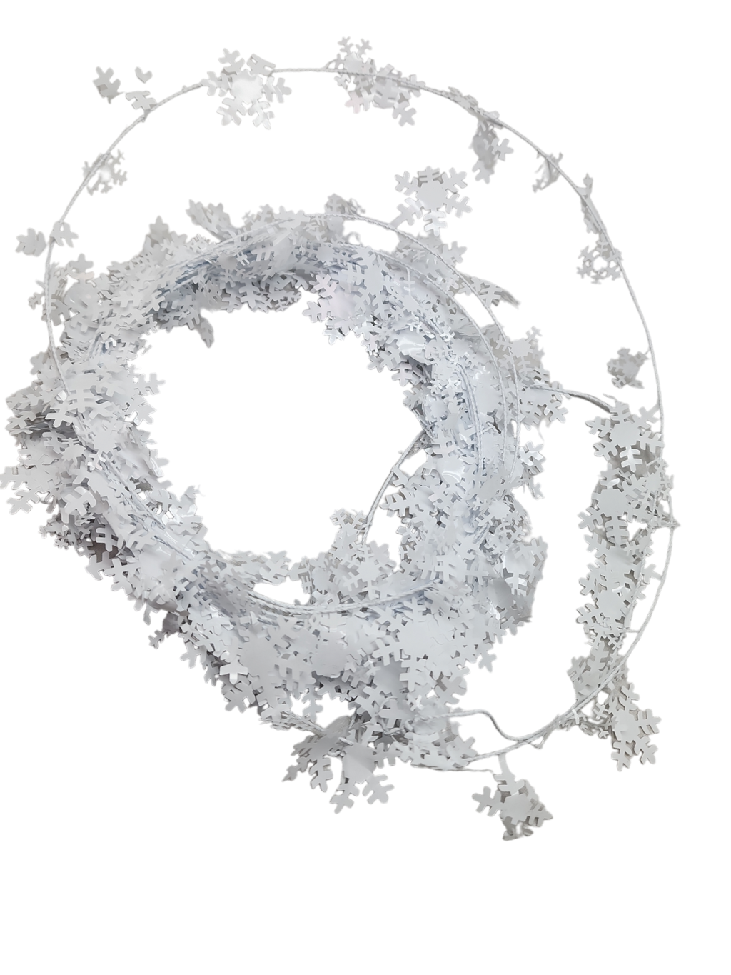 Gleam And Flex Snowflake Garland - 25 Feet