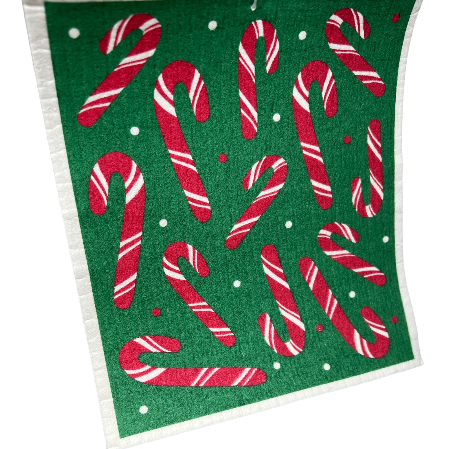 Swedish Dish Cloth - Candy Cane