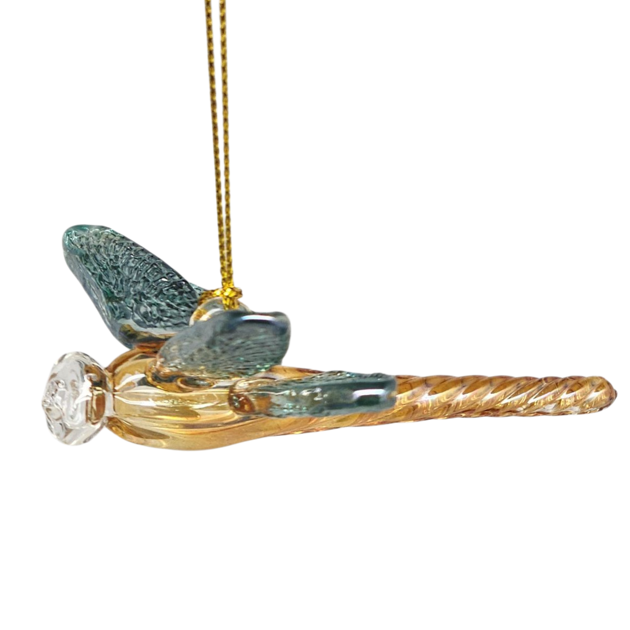 Egyptian Glass Dragon Fly - Green Wings