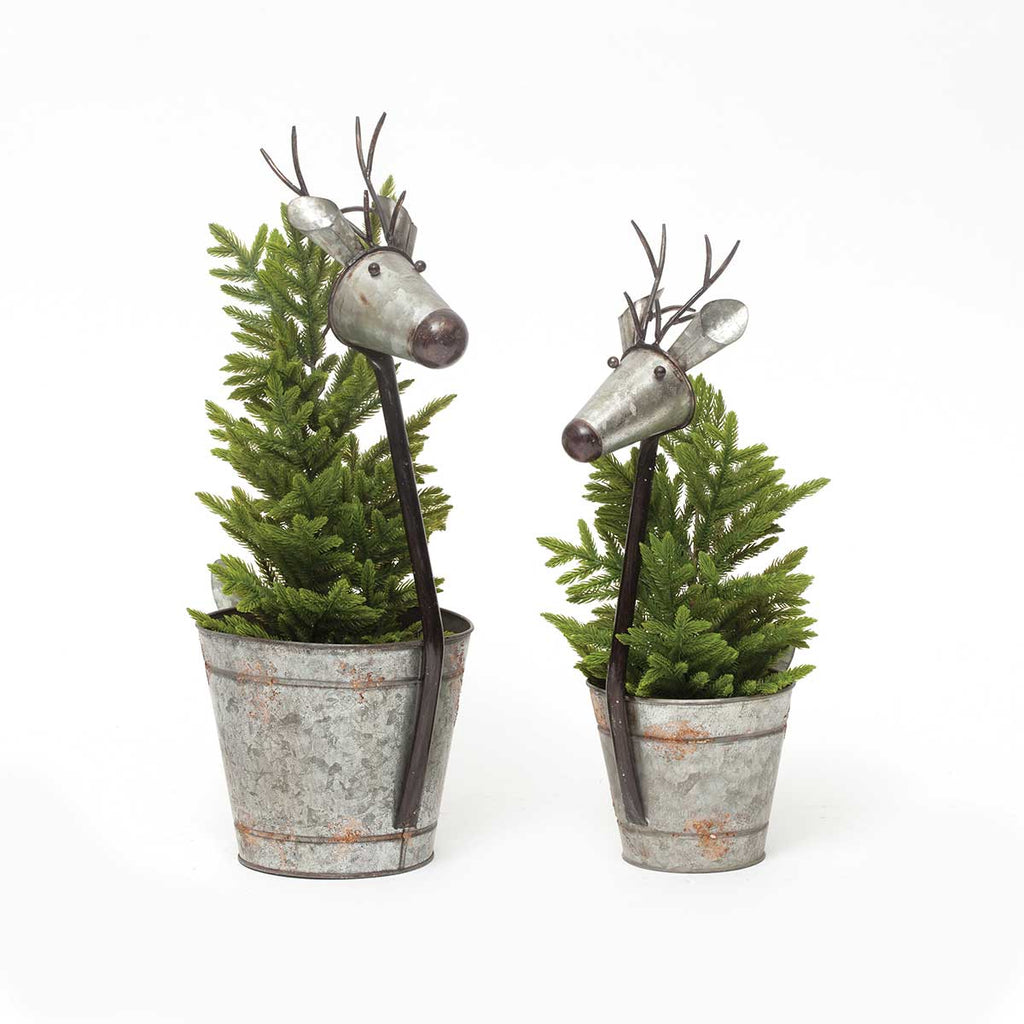 Reclaimed Metal Reindeer - Large