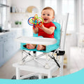 ODOLAND Folding Portable Travel High Chairs Booster Seat with Tray for Baby Infant