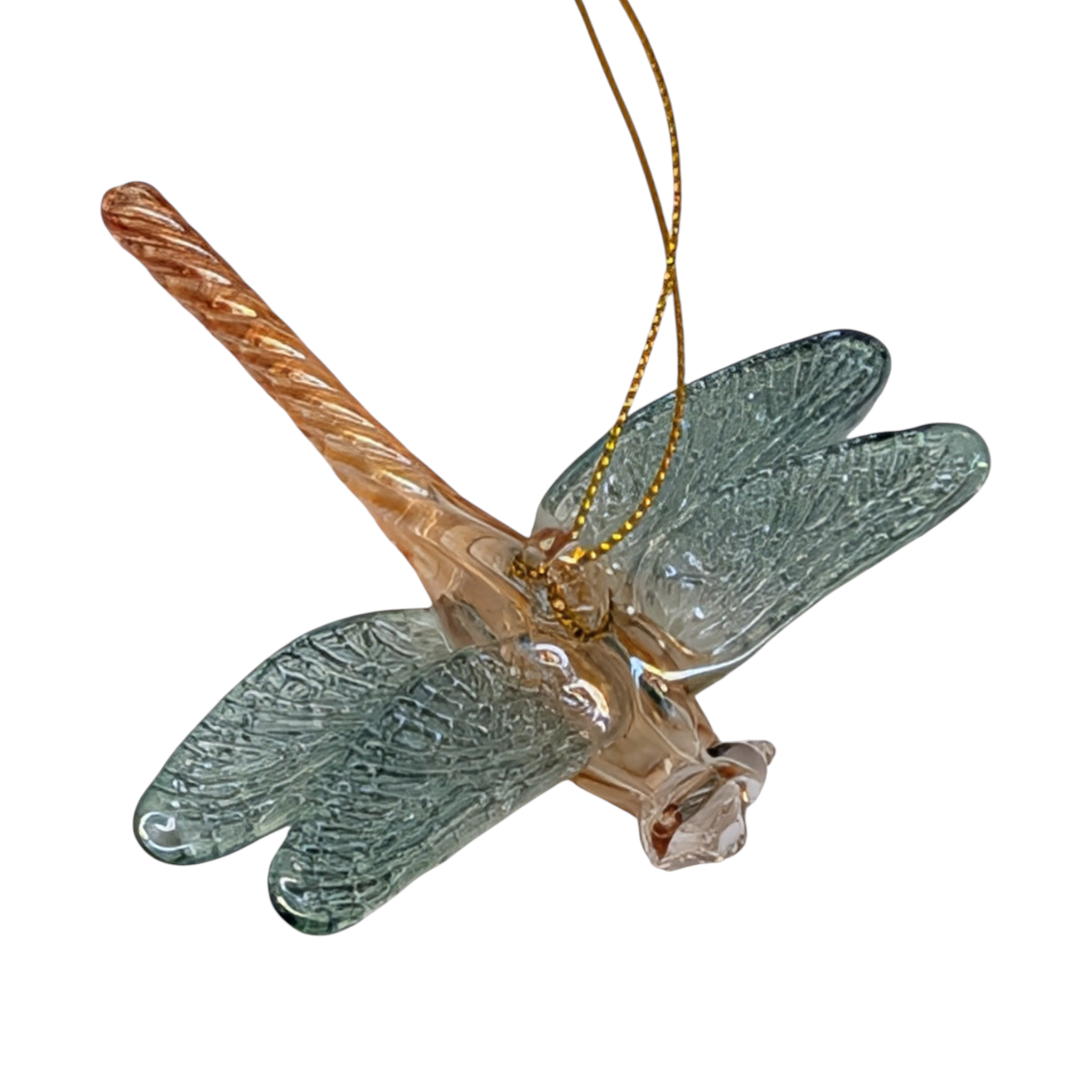 Egyptian Glass Dragon Fly - Green Wings