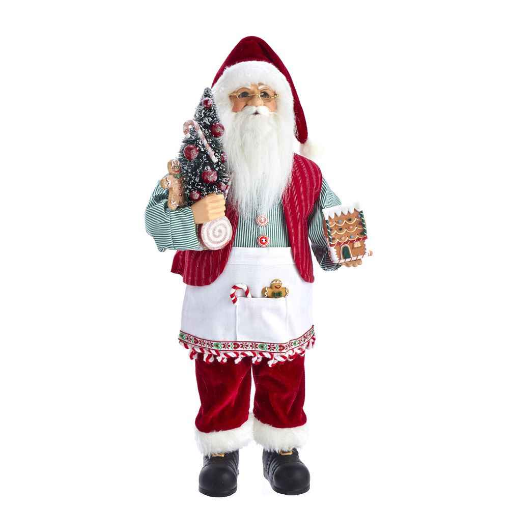 KSA Kringles Santa With Gingerbread House