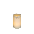 Wavy Edge Glow Wick Pillar Candle -
