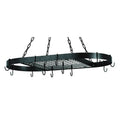 Old Dutch Oval Matte Black Hanging Pot Rack