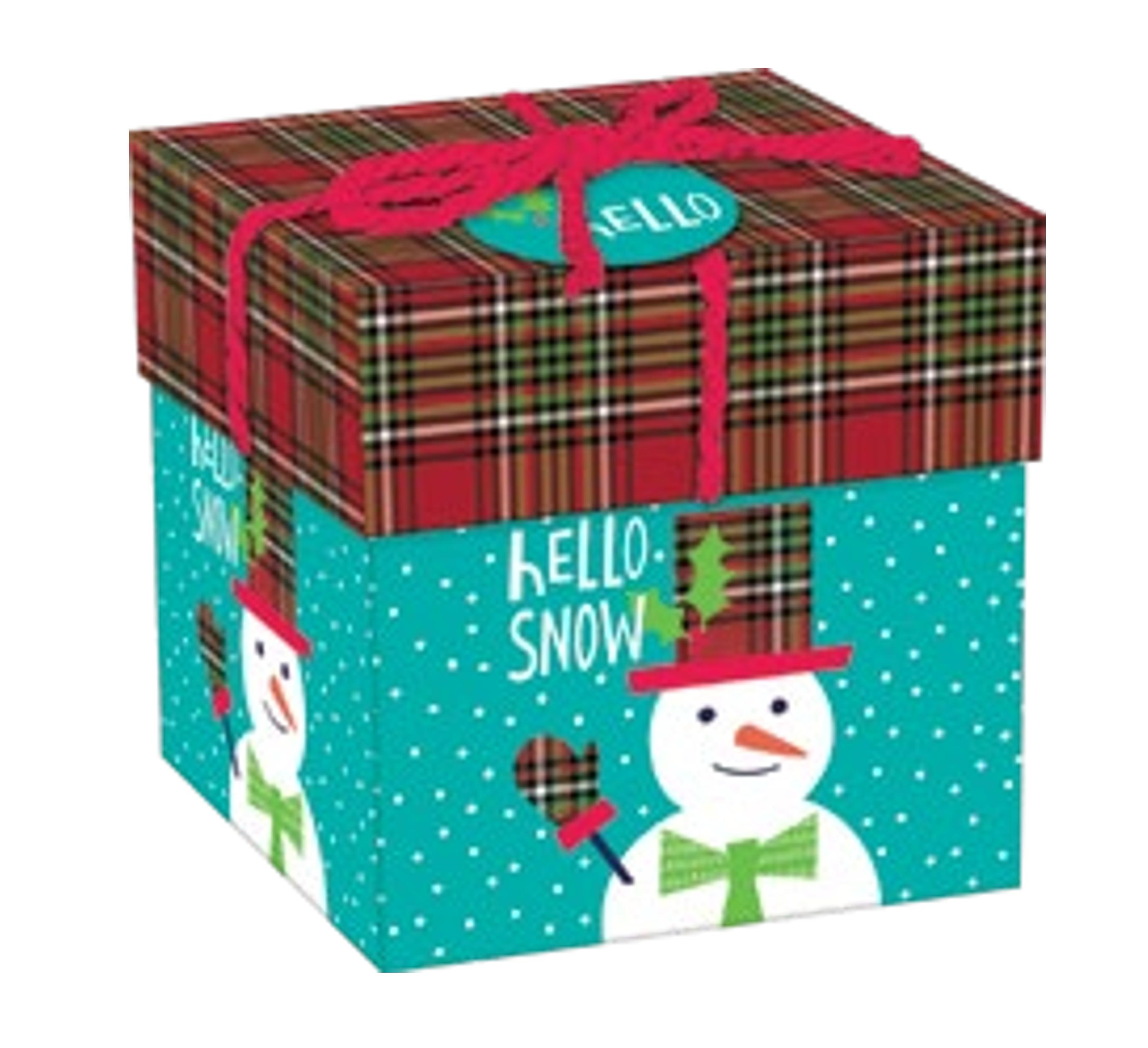 Gift Box Cube for Gift Cards - 3" x 3" -  Joy Present Stack