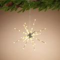 14 Inch Lighted Star Burst Ornament - Warm White