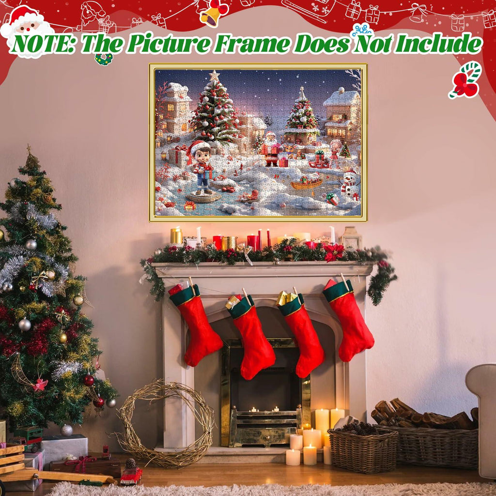 Puzzle Advent Calendar for Kids and Adults, 1008 Pieces 24 Days Countdown