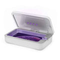 UV Sanitizer Box with Wireless Charger| Phone Screen Disinfecting (Brown)