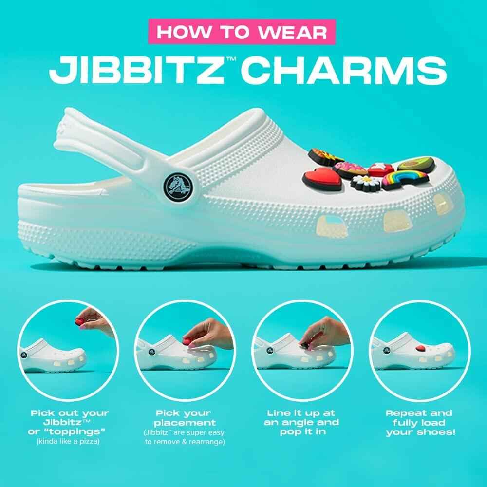 [Good] Crocs Jibbitz 5-Pack Trendy Shoe Charms Spacey Girl One Size