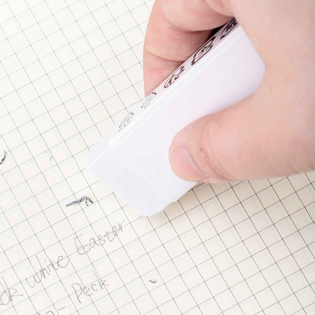 Amazon Basics White Block Eraser 10 Pack - Durable, New