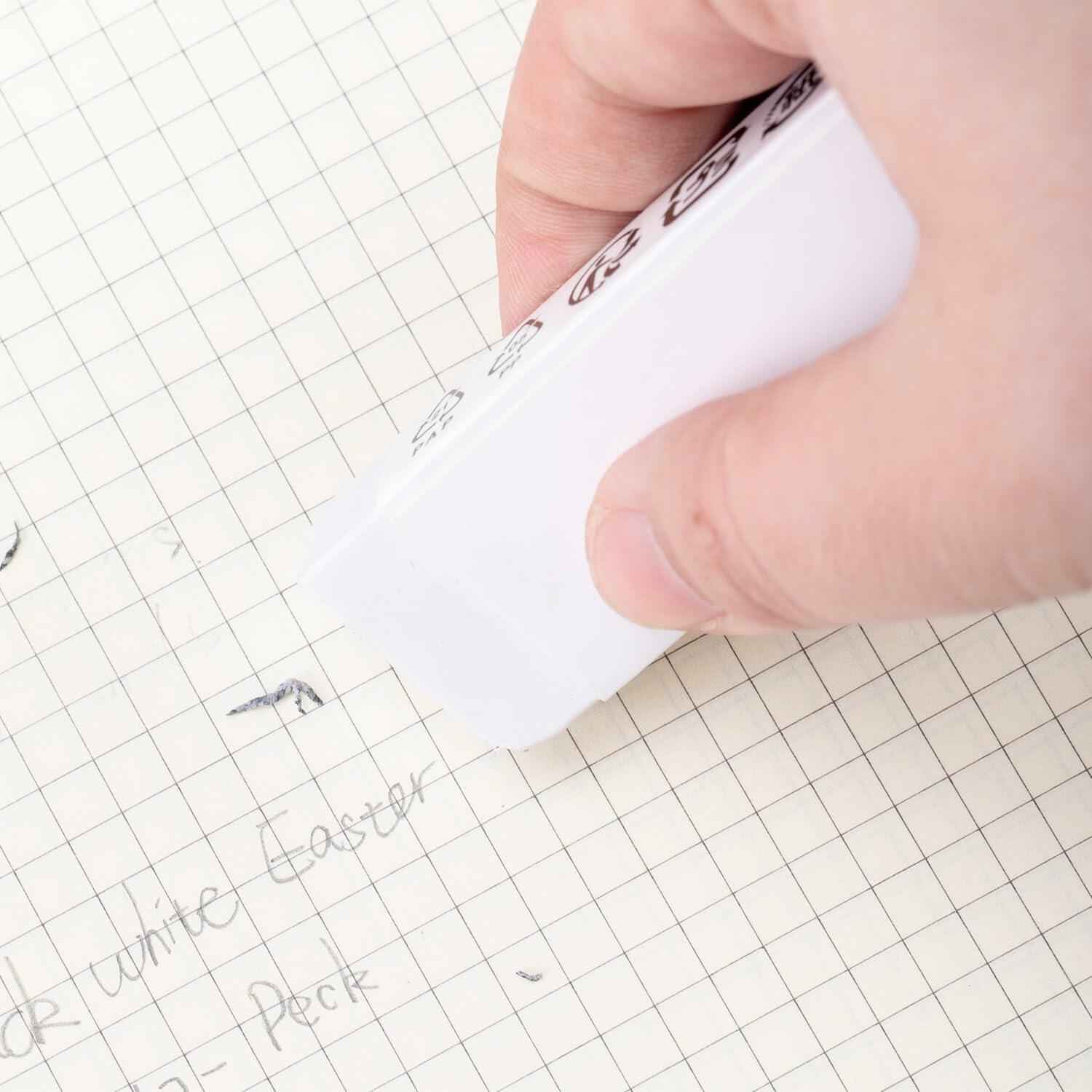 Amazon Basics White Block Eraser 10 Pack - Durable, New