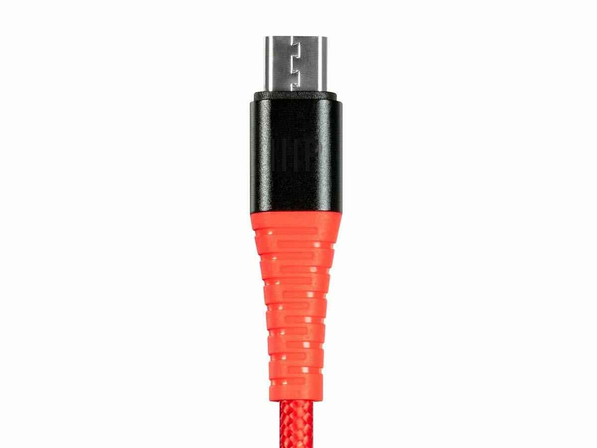 Monoprice USB 2.0 Micro Type-B to Type-A Charge & Sync Cable 3ft Nylon-Braid
