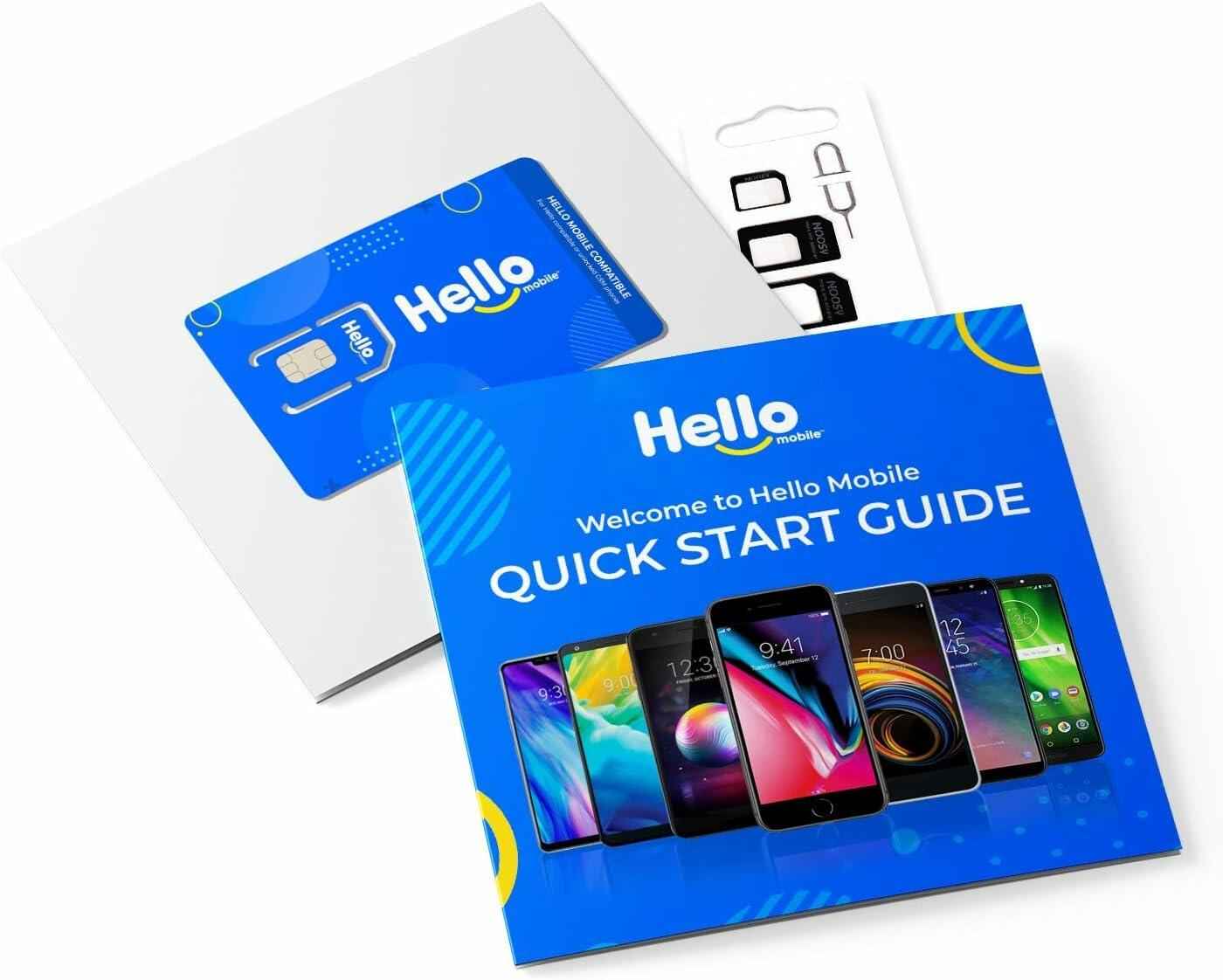 Hello Mobile Bring Your Own Phone & Number SIM Card-PWG