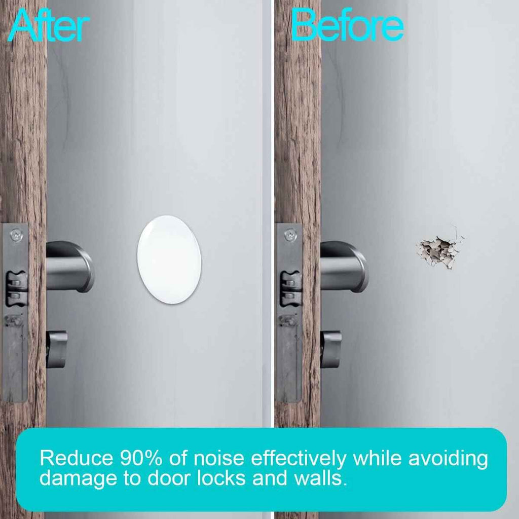 56 pcs Clear Self Adhesive Door Stoppers Set Wall Protectors 1.57x0.33"