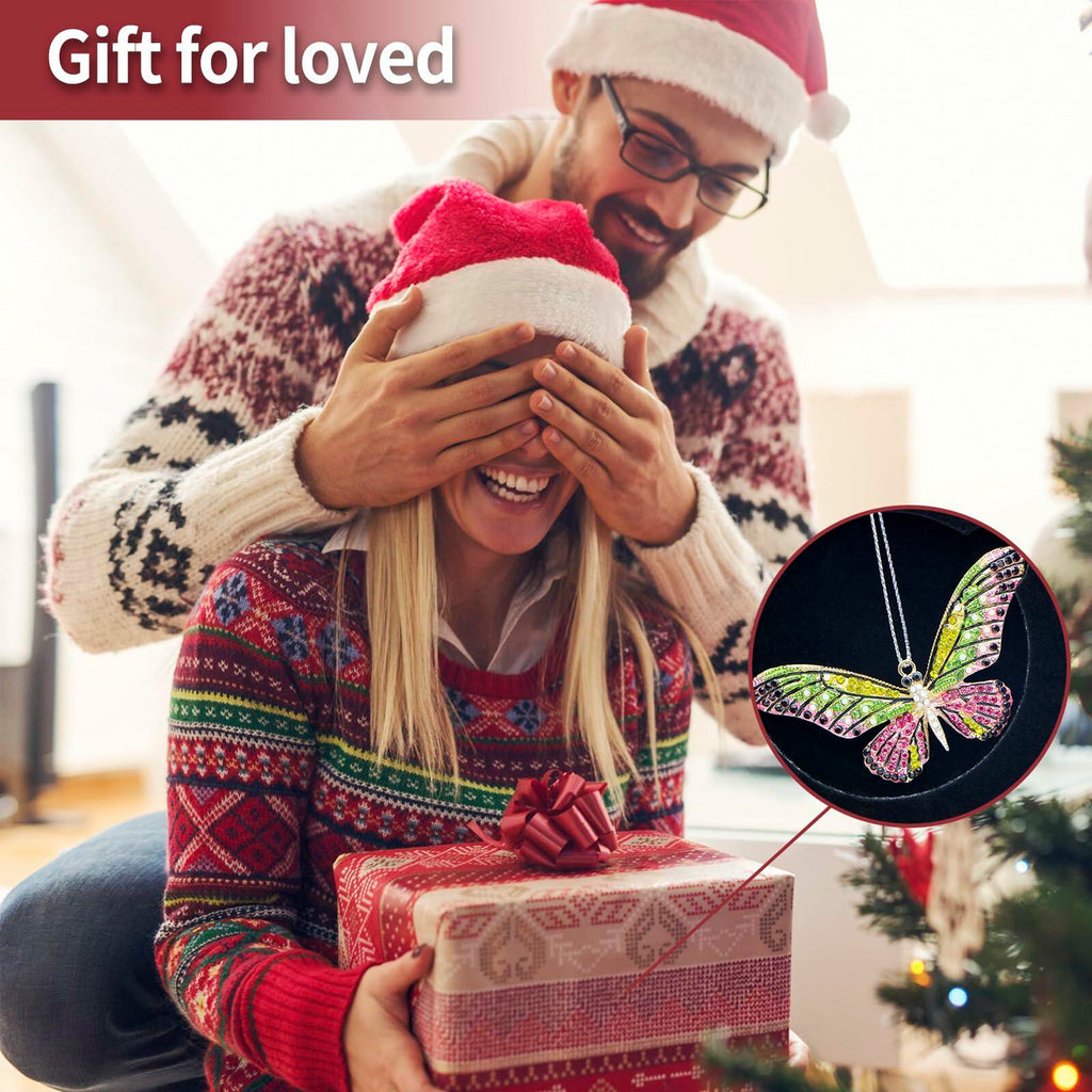 Colorful Butterfly Christmas Ornaments Tree Charms - New - Single Unit