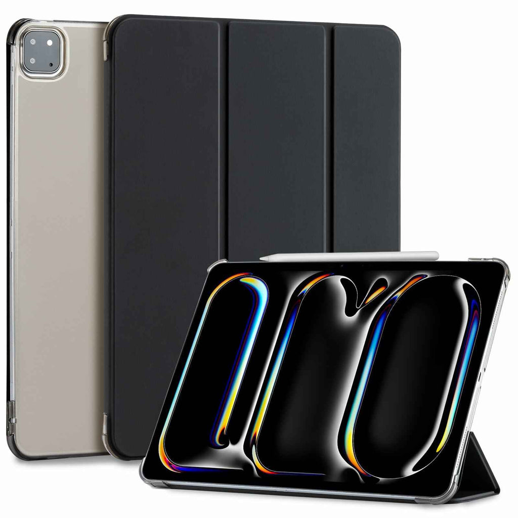 CoBak Case for iPad Pro 13 Inch 2024 7th Gen Slim Hard Black Cover