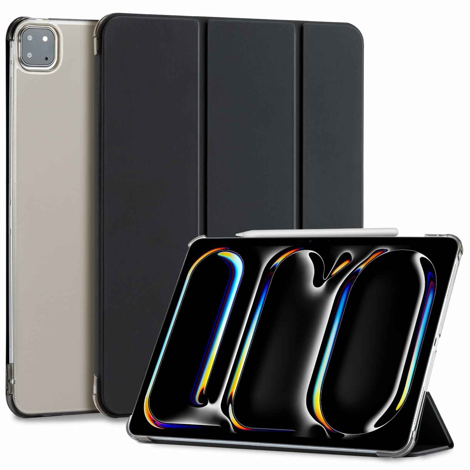 CoBak Case for iPad Pro 13 Inch 2024 7th Gen Slim Hard Black Cover