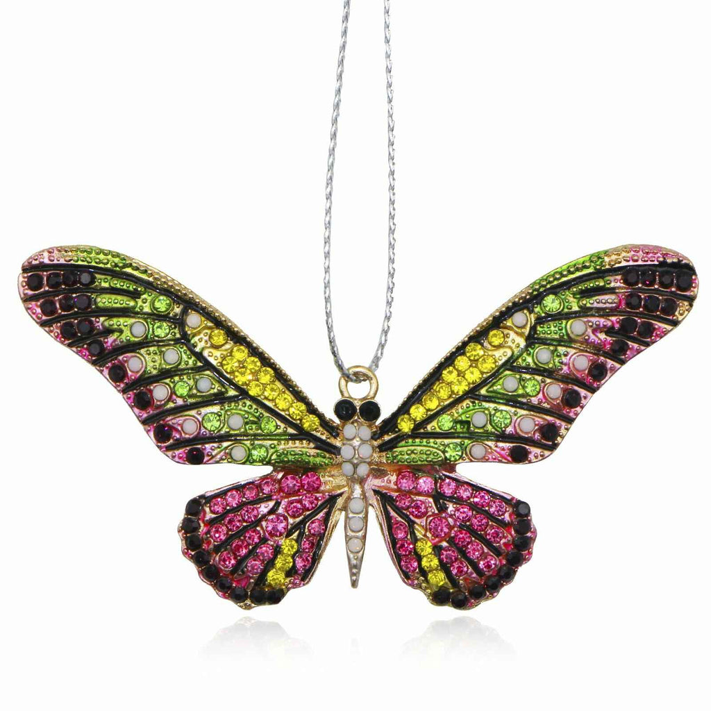 Colorful Butterfly Christmas Ornaments Tree Charms - New - Single Unit