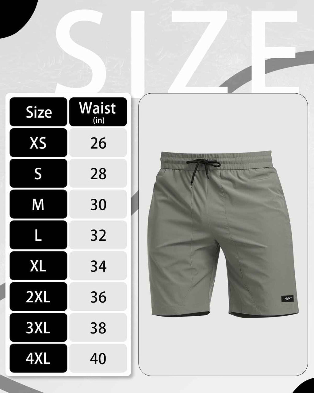 Seaskin Mens Quick Dry Swim Trunks Board Shorts Gray Size XS