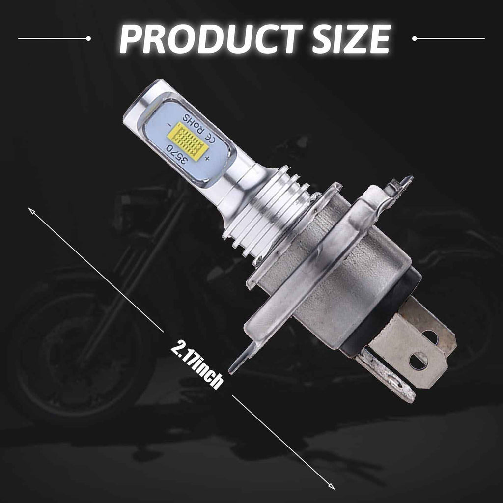 GKmow 2PCS H4 LED Fog Lights – 4000LM CREE, 3570 2SMD, White, Universal Fit