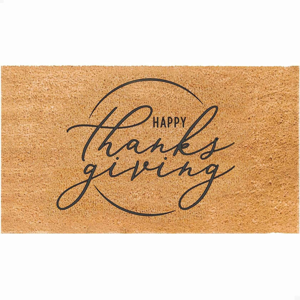 THEODORE MAGNUS 1 Count Fall Coir Non-Slip Outdoor Door Mat Welcome