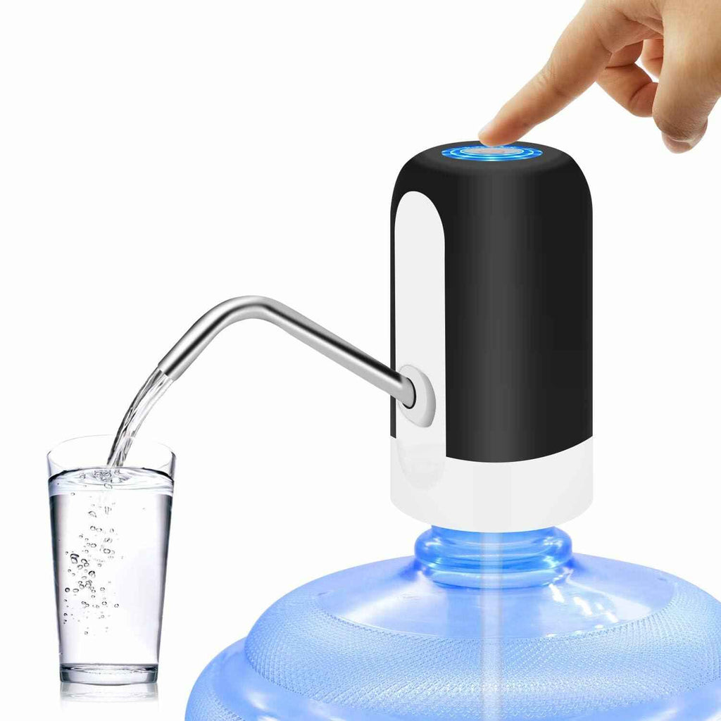 MJIYA 5 Gallon Automatic Water Dispenser USB Charging Switch Black