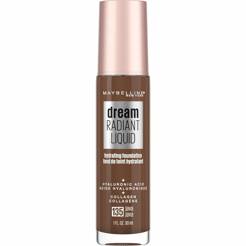 Maybelline Dream Radiant Liquid Medium Coverage Hydrating Makeup Java 1oz
