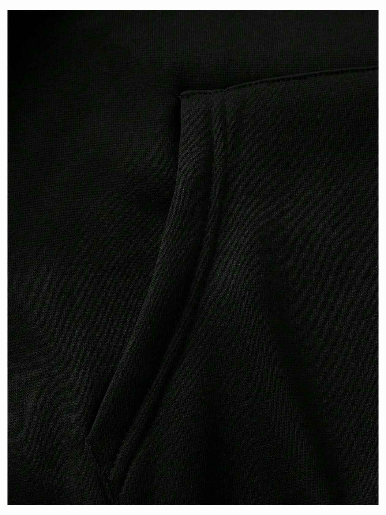 GORGLITTER Women's Halloween Hoodie Black Medium Oversized Sweatshirt